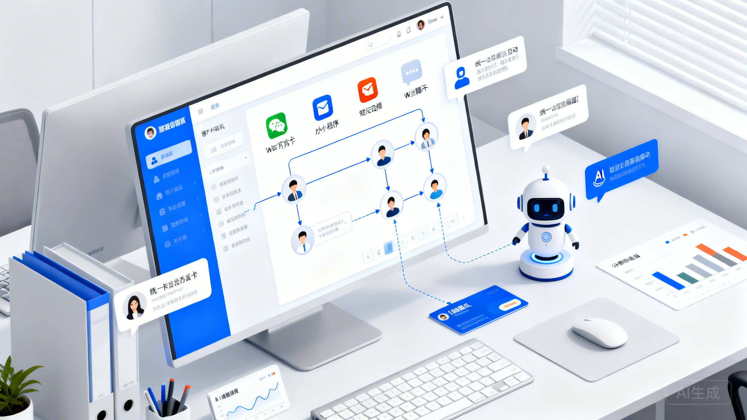 多渠道在线客服怎么统一接入并自动分流？Udesk/美洽 公众号+小程序+抖音私信聚合、智能机器人应答与工单报表配置指南