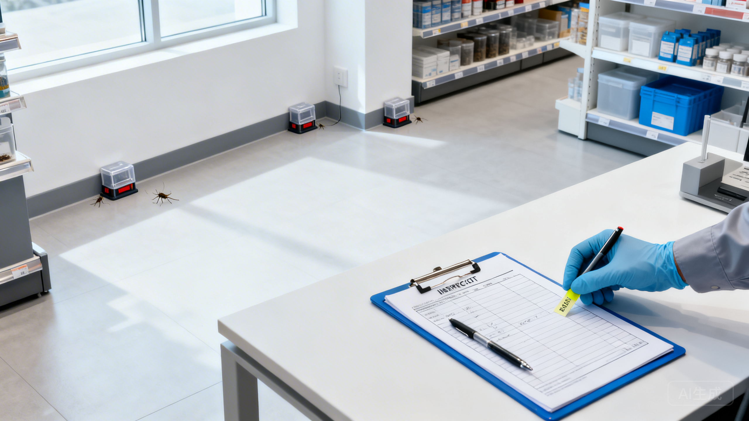 实体店虫害防治怎么做？灭鼠灭蟑布点、日常巡检记录与第三方消杀验收的落地SOP（附表）