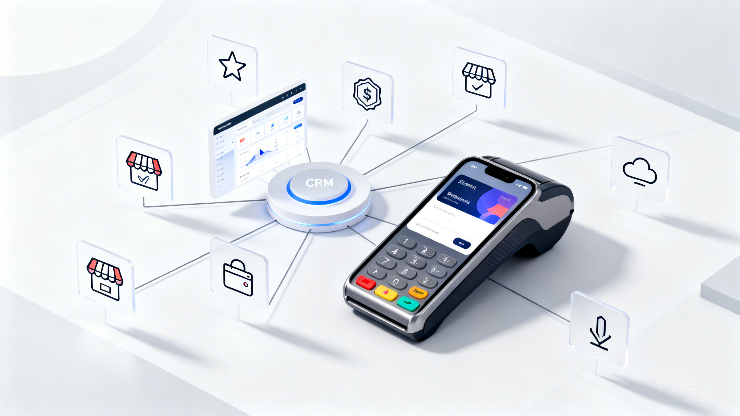 微信会员卡系统如何落地到多店铺？收钱吧会员/有赞零售 积分等级、储值规则、导购绑定与会员数据导出配置教程