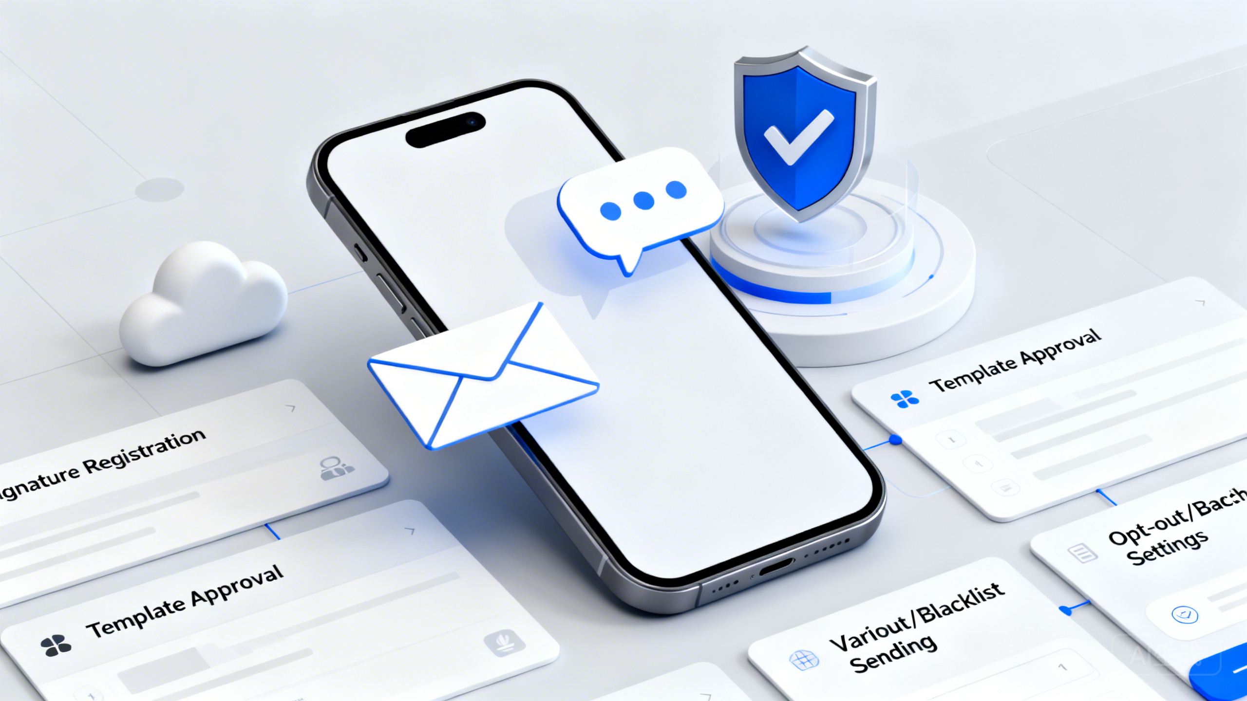 商家促销短信群发怎么做才合规不被拦截？阿里云短信/腾讯云短信 签名报备、模板审核、变量批量发送与拒收名单配置教程