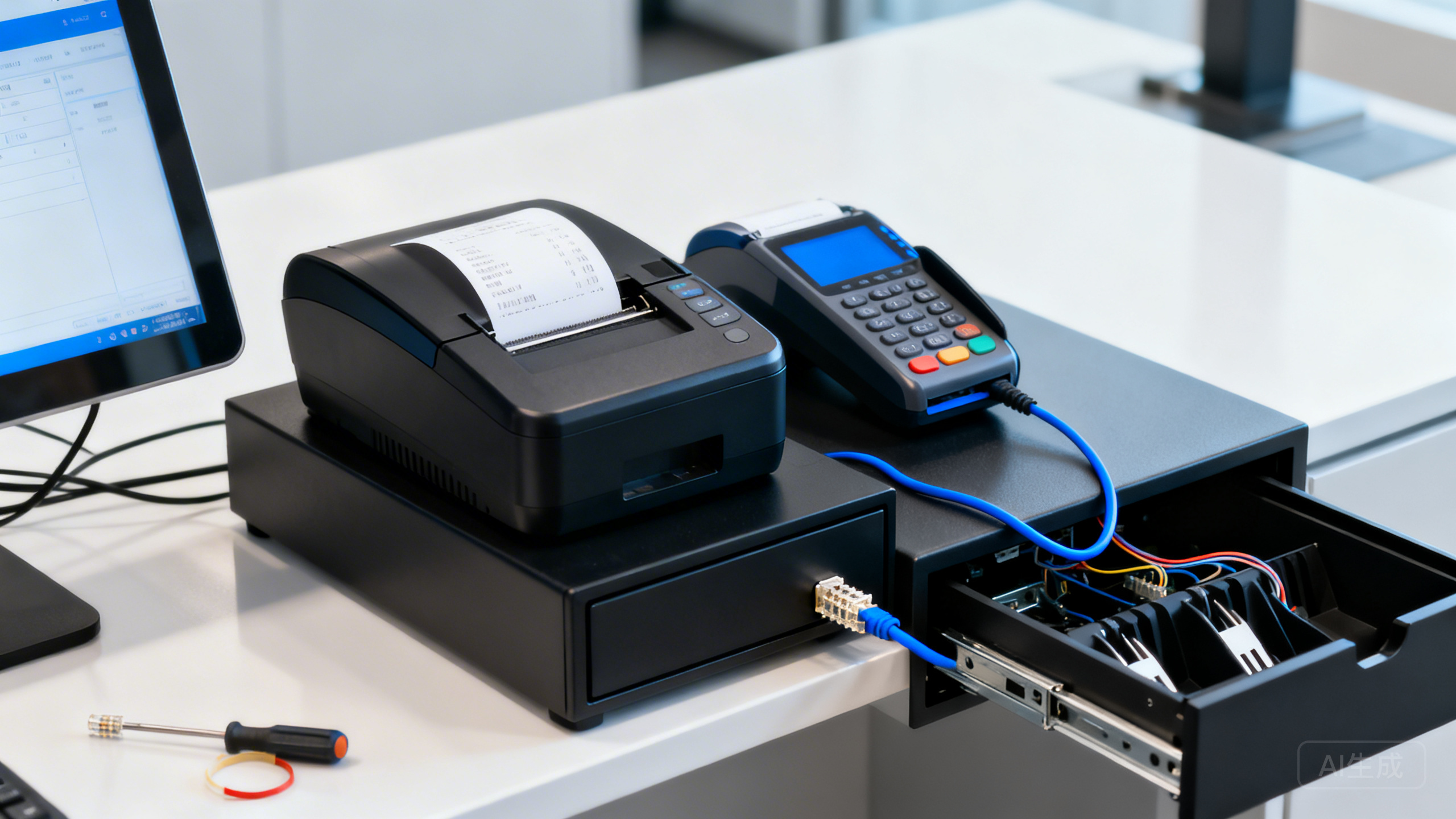 商家助手钱箱打不开/不自动弹出怎么办？RJ11接口接线、触发指令设置与收银驱动排查教程