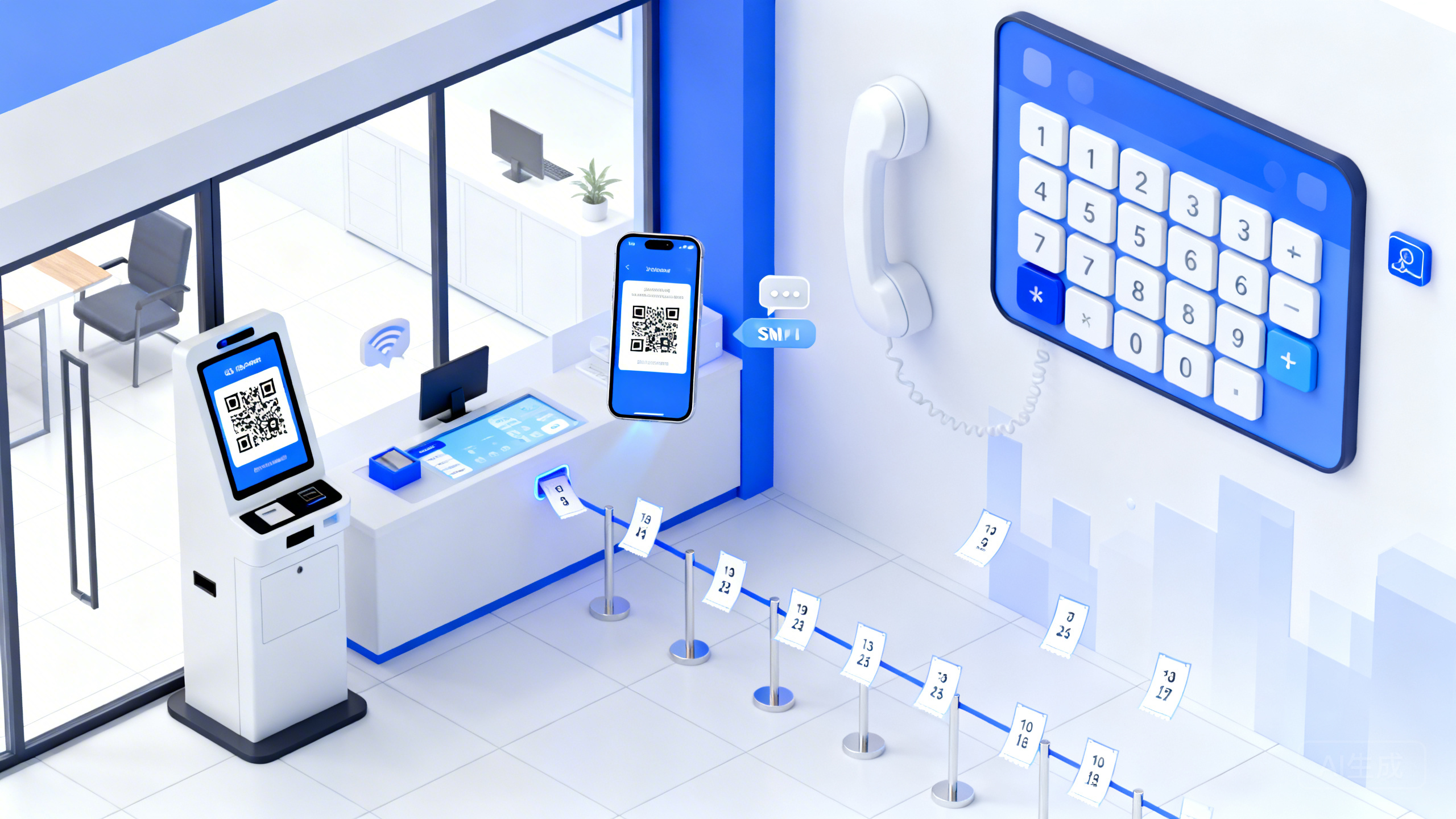 门店排队叫号系统怎么部署？取号二维码、小程序排队队列、叫号大屏与过号规则+短信提醒配置实操教程