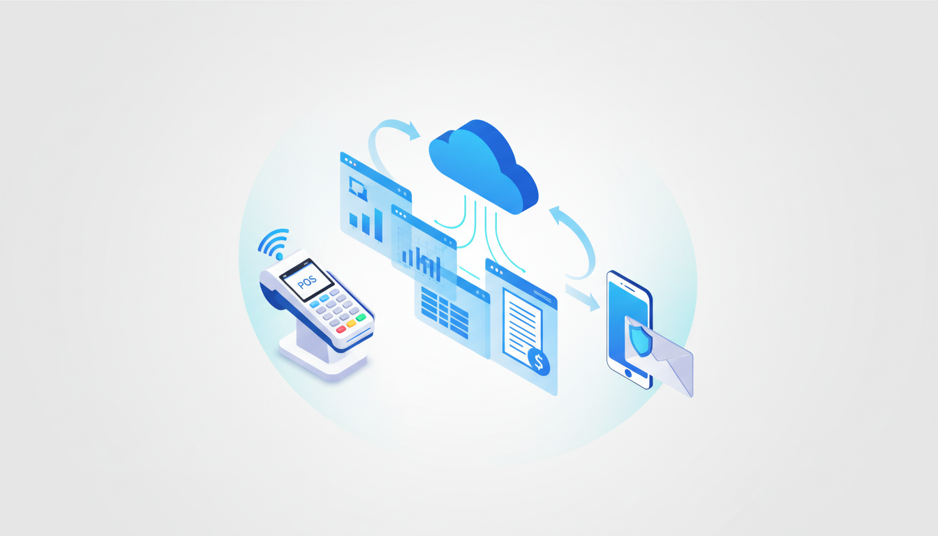 电子发票开具如何对接收银并自动发送给顾客？百望云/航天信息 票种配置、抬头采集、开票限额与开票明细导出对账实操教程