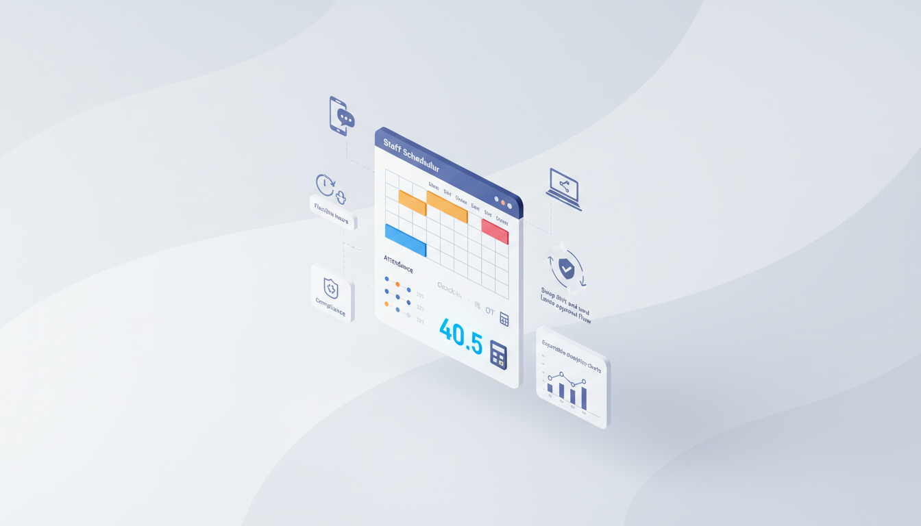 员工排班考勤如何一体化管理？钉钉智能排班/飞书考勤 班次规则、换班请假审批、加班工时自动计算与考勤报表导出操作指南