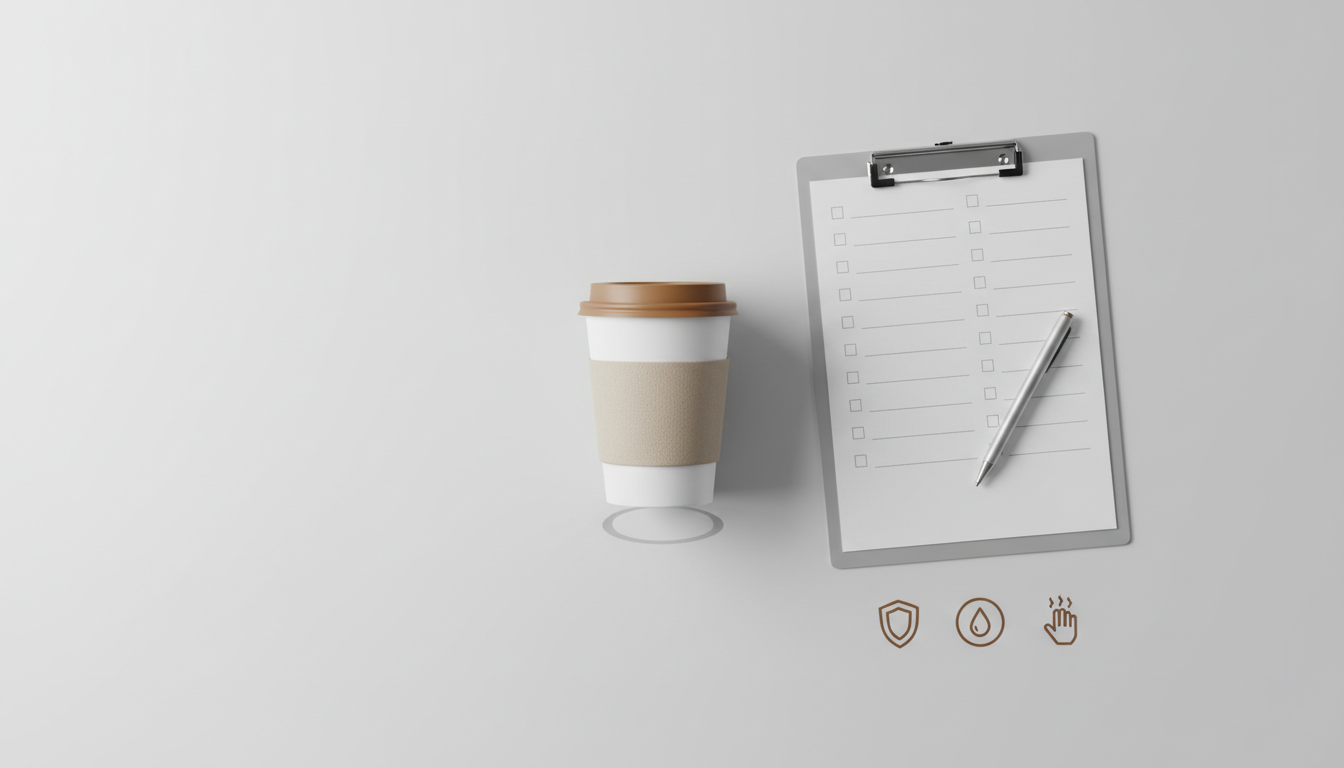 咖啡店外带漏液与烫伤投诉怎么预防：出品配方卡＋封杯自检表＋意外处置记录单