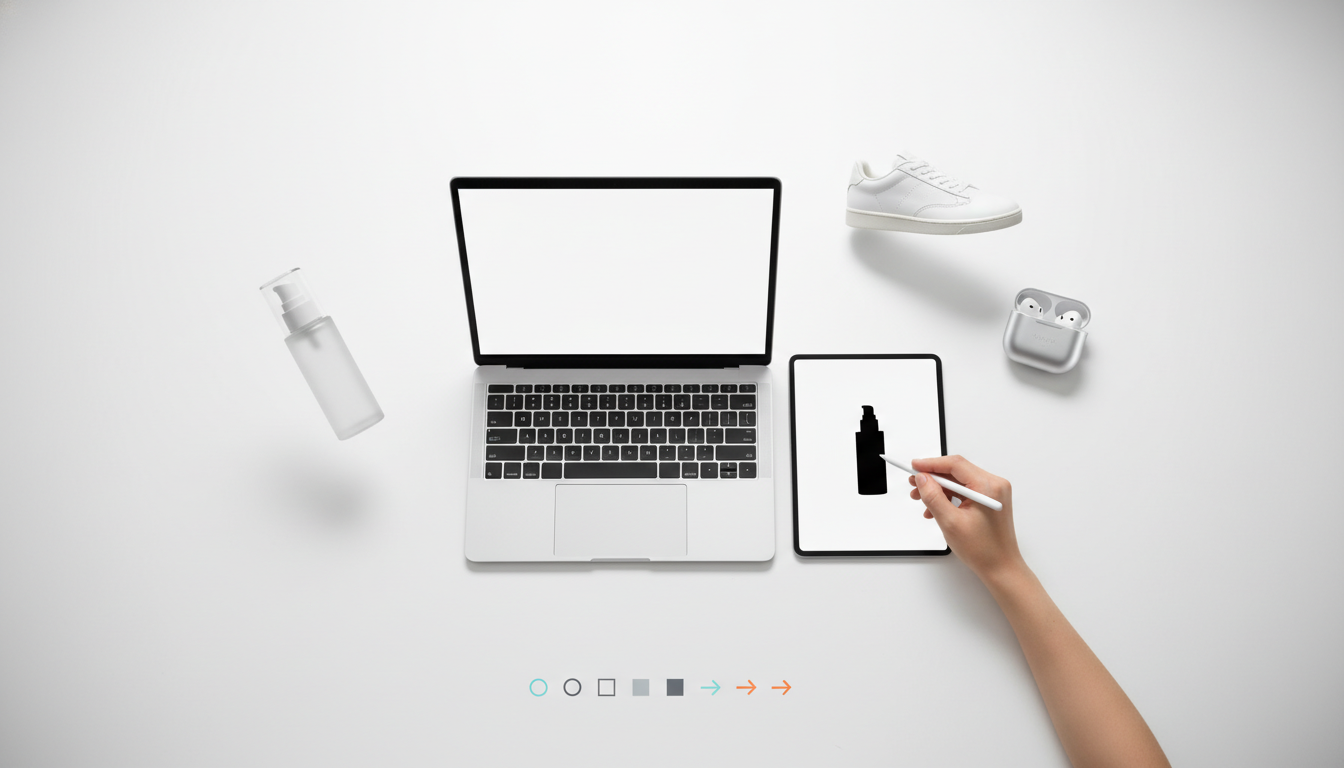 电商商品主图怎么一键抠图并批量生成白底图？PhotoRoom/Remove.bg 尺寸模板、阴影质感、品牌水印与多平台导出实操教程