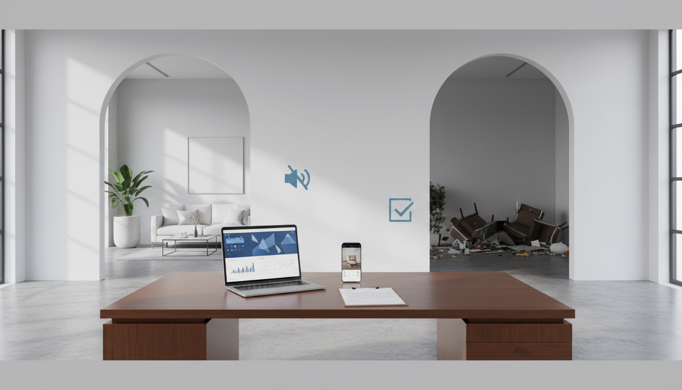 民宿短租房东纠纷高发：房客毁损拒赔、噪音扰民、超时退房——用入住视频取证＋安静承诺书＋退房点检流程把平台扣款压下去