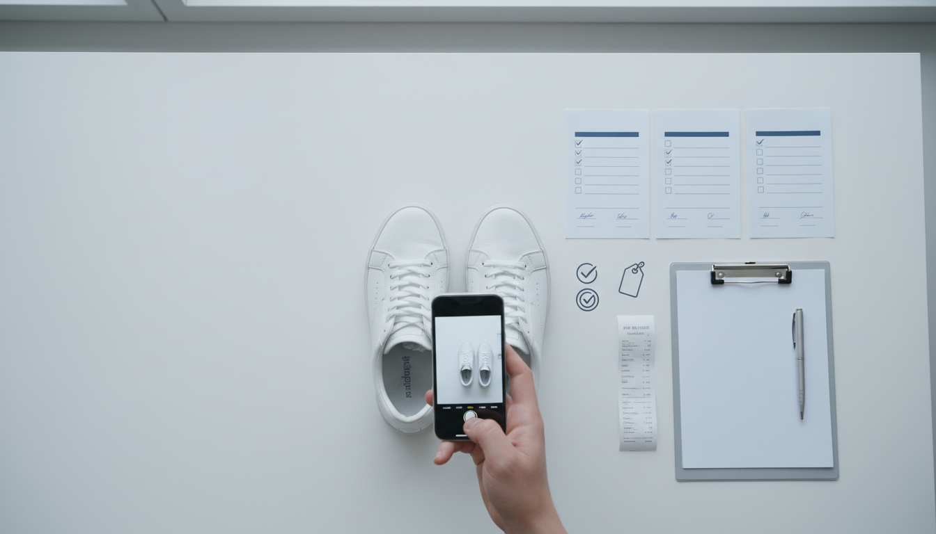 洗鞋修鞋店最怕的三类投诉：清洗后掉色开胶、现场加项加价、鞋子拿错丢失——用“入店鞋况拍照单＋修复方案报价确认页＋取件试穿验收回执”让收费与责任都有据可查