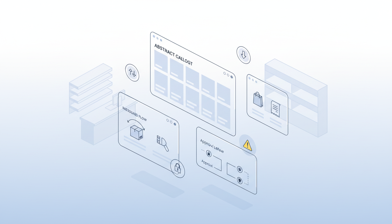 简道云/轻流低代码进销存如何落地门店？商品档案、采购入库、销售出库、库存预警与权限审批配置指南