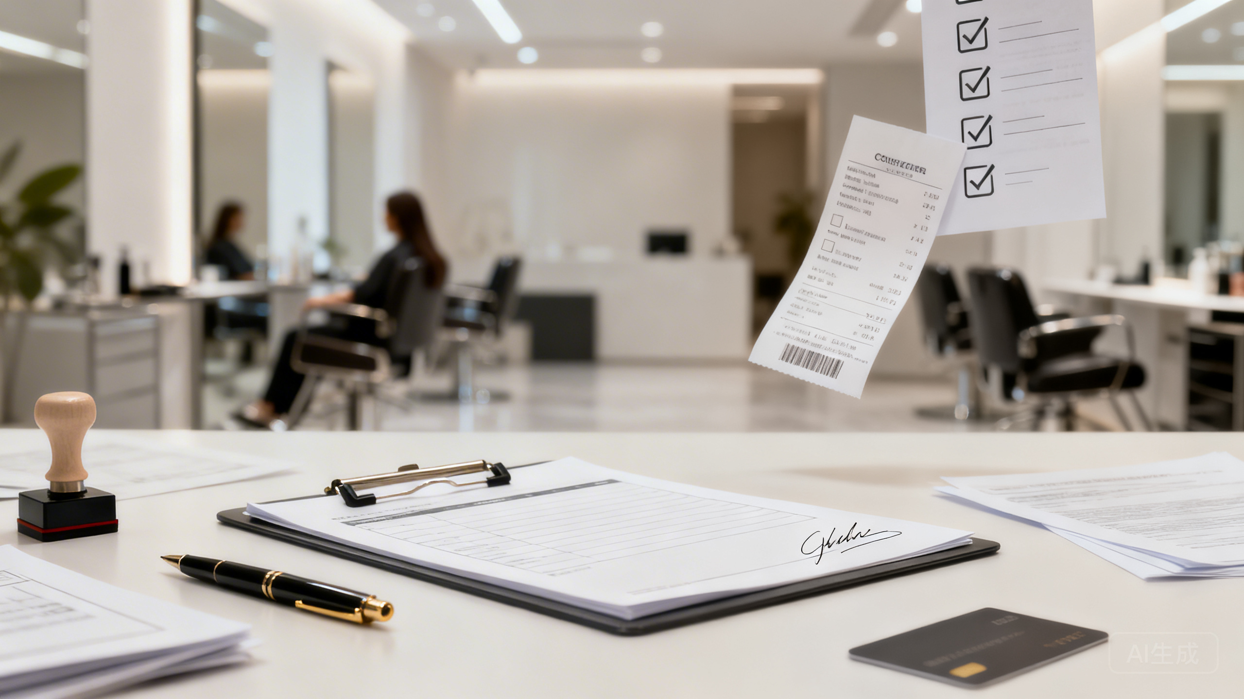 美发店频繁被投诉怎么办：染烫过敏、效果不符返工、储值卡退余款的留痕流程（沟通确认单＋皮试禁忌告知＋余额结算签收）