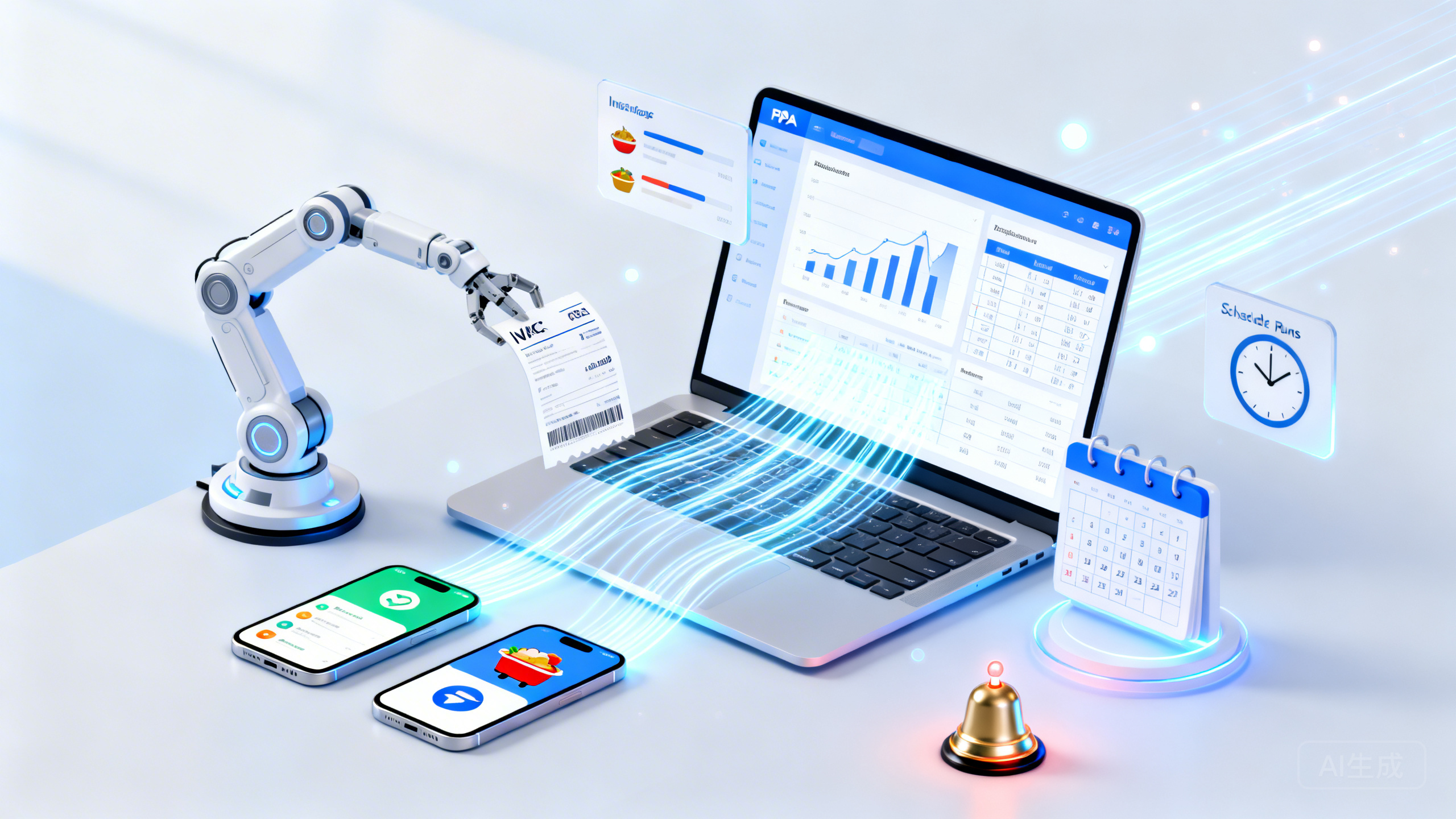 RPA怎么帮商家自动抓取微信/支付宝/外卖平台账单并生成对账表？影刀RPA/UiBot 流程录制、定时运行与异常告警配置指南