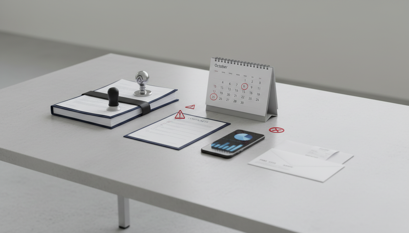 小红书探店商单合作踩雷案例：数据注水、返稿拖延、尾款不结——用《内容交付验收单》《数据截图留存表》《分期付款与违约条款》把回款节点写死