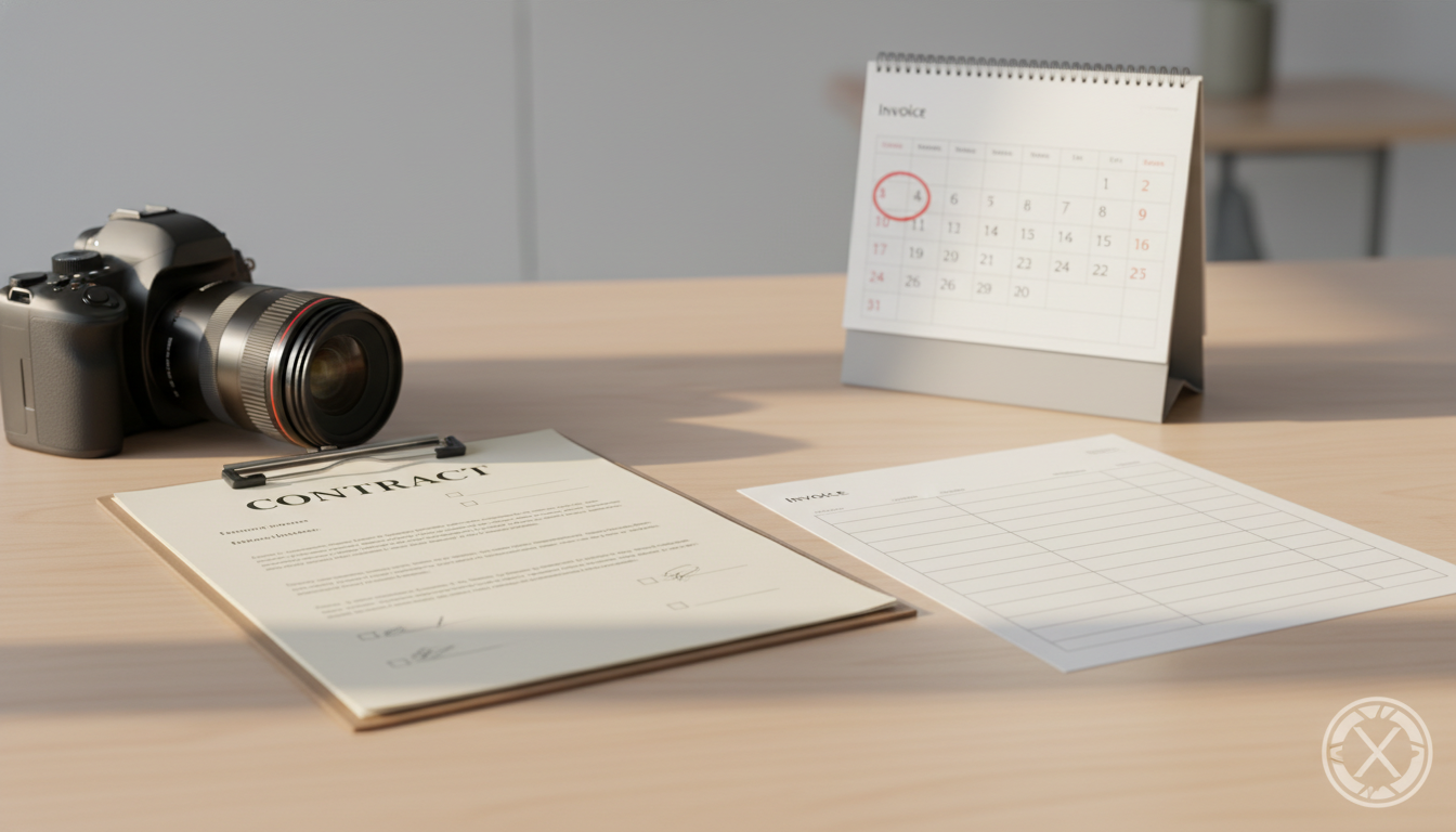 婚礼跟拍摄影师接单教训：改期毁约、临时加片、成片商用争议——用《档期锁定协议》《加片加修计价单》《影像使用授权书》把钱和版权讲明白