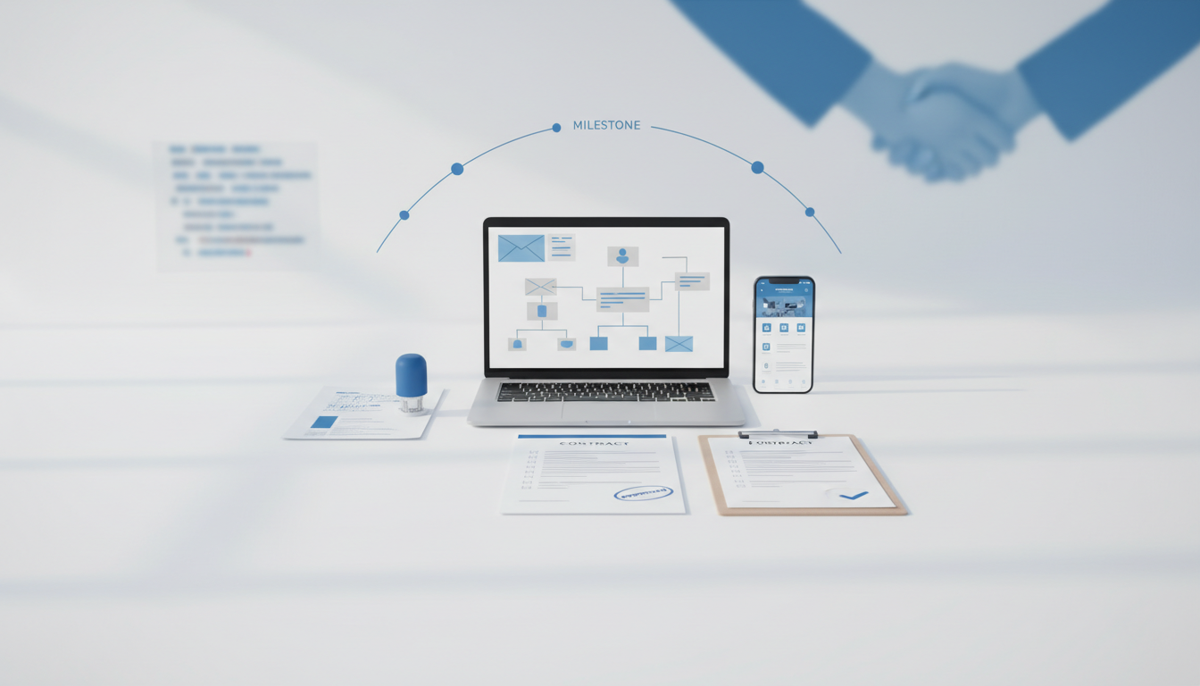 小程序开发外包翻车案例：源代码不给、功能延期反复返工、维护费坐地起价——用《需求规格说明书》《源码与后台交付清单》《里程碑验收记录单》把交付与控制权拿回来