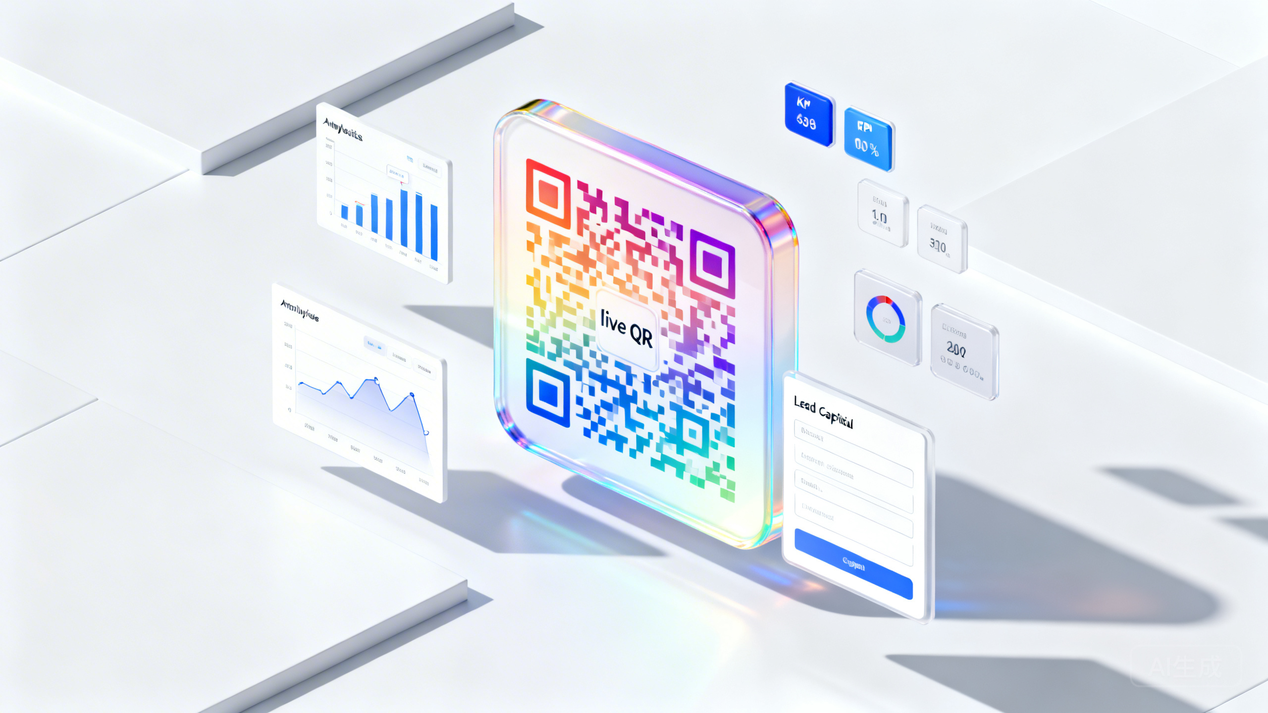 草料二维码/二维彩虹活码怎么搭？物料二维码批量生成、内容随时替换、扫码数据统计看板与表单线索收集配置教程