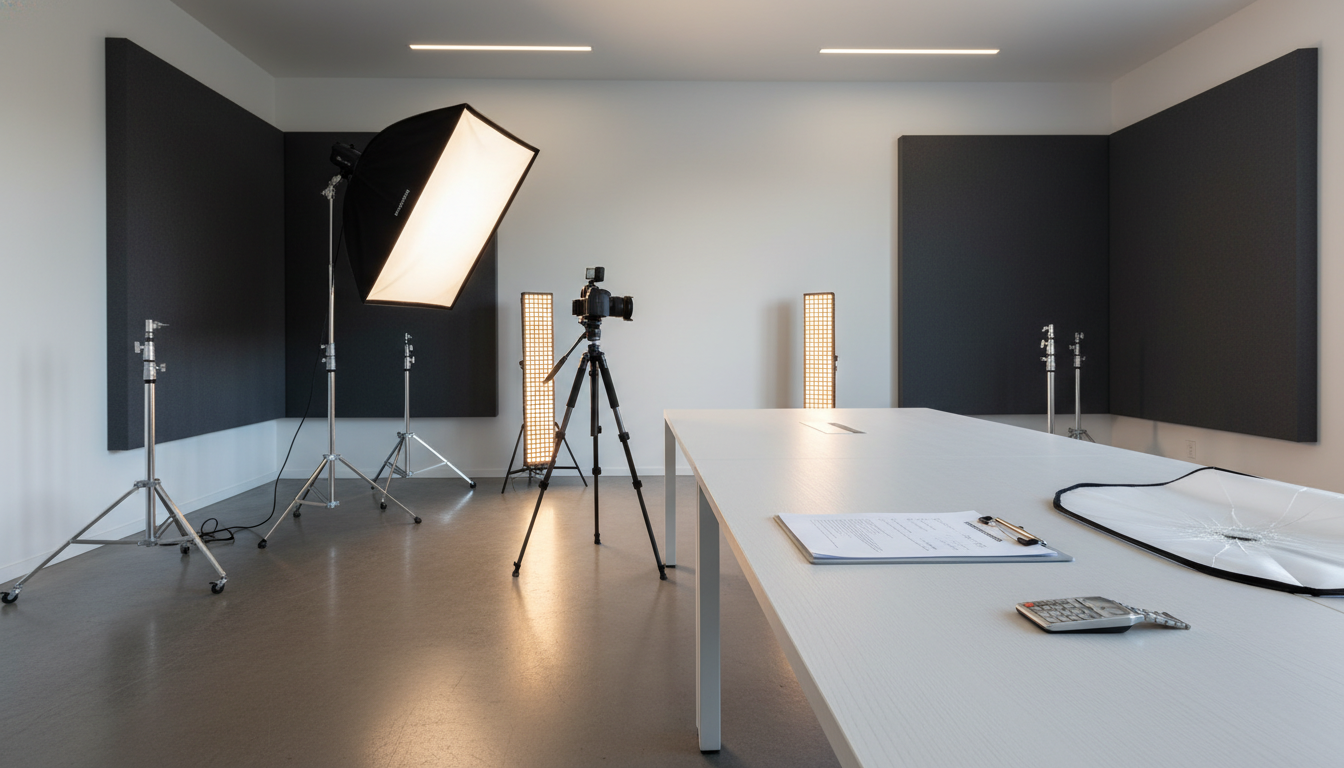 直播间/摄影棚场地出租纠纷高发：临时取消、超时占用、灯光器材损坏怎么定损计费（租用排期确认单＋器材清点交接表＋超时与赔付价目表）