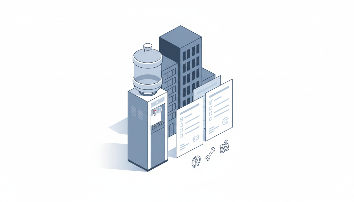 社区直饮水机与物业合作踩坑：场地费临时上调、故障停机谁买单、分润数据对不上——用《场地与水电费用确认书》《维保换芯工单》《月结出水量分润核对单》把成本和回款锁死