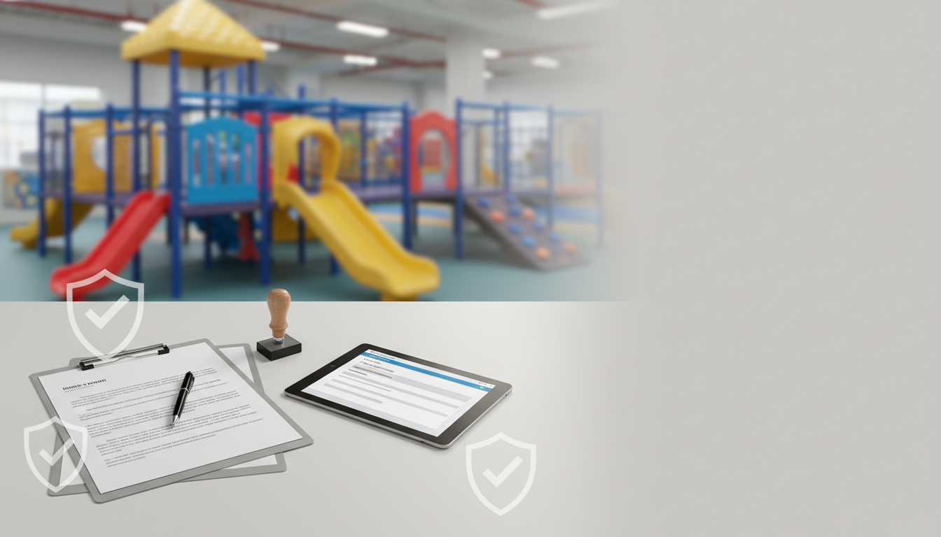 儿童乐园/淘气堡店主真实踩雷：孩子摔伤索赔、包场临时取消、会员卡退卡退款——用《入场安全告知签署》《意外事件现场记录表》《退卡退款结算确认书》把证据留全