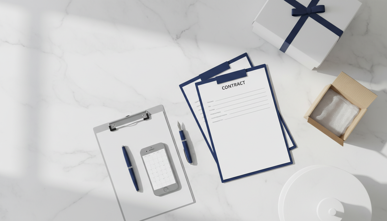 私房烘焙/定制蛋糕订单纠纷怎么防：临时取消不赔、口味尺寸不符、配送压坏——用《定制需求确认单》《取消改期扣费规则》《出炉与交付签收记录》把损耗算清