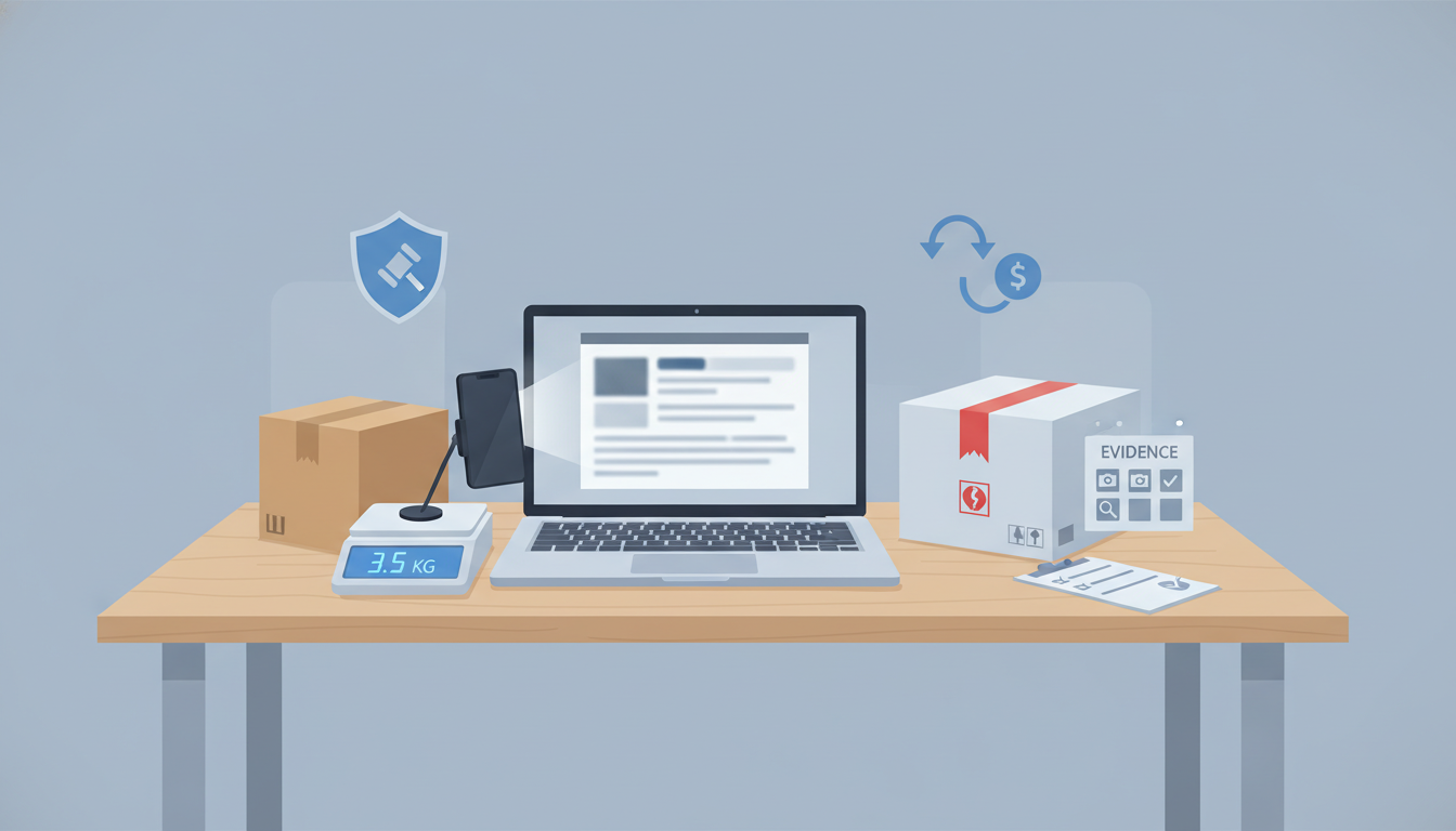 淘宝/天猫店遭遇“仅退款”+退货调包翻车：用开箱录像、包裹重量签收与退货验货记录举证追回货款的实战案例