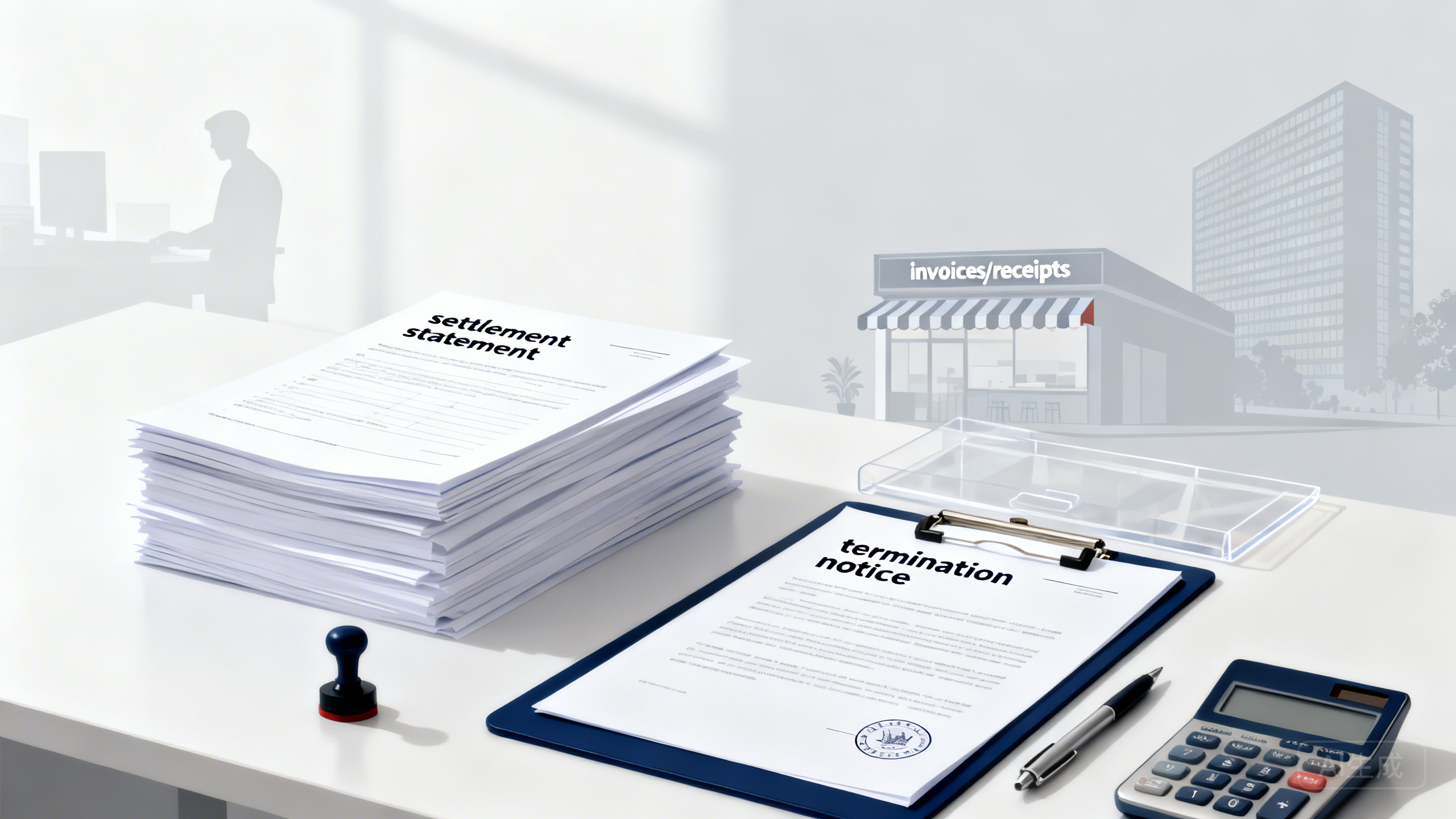 餐饮加盟退盟后总部拖欠履约金与物料结算款：用费用结算清单＋采购票据＋解除通知留痕把钱要回来的实战案例