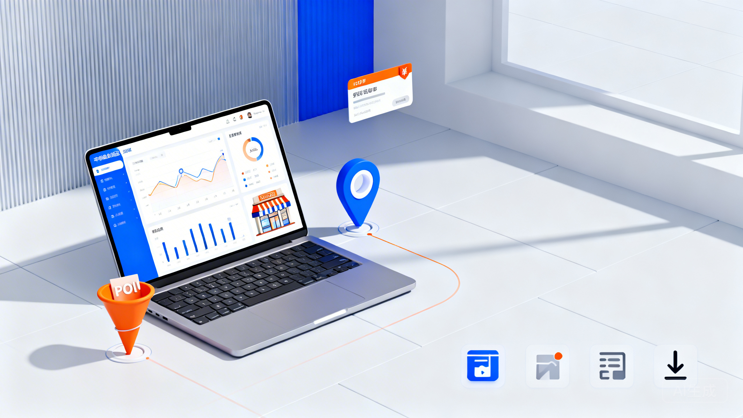 快手「磁力引擎」本地门店如何做到店引流投放？POI绑定、优惠组件搭建、转化事件回传与消耗效果报表下载教程