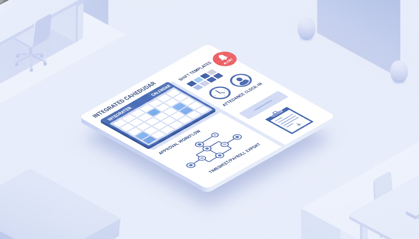 钉钉智能排班如何为连锁门店实现「排班+考勤+工时」一体化？班次模板、调班审批、异常打卡提醒与工时工资表导出操作指南