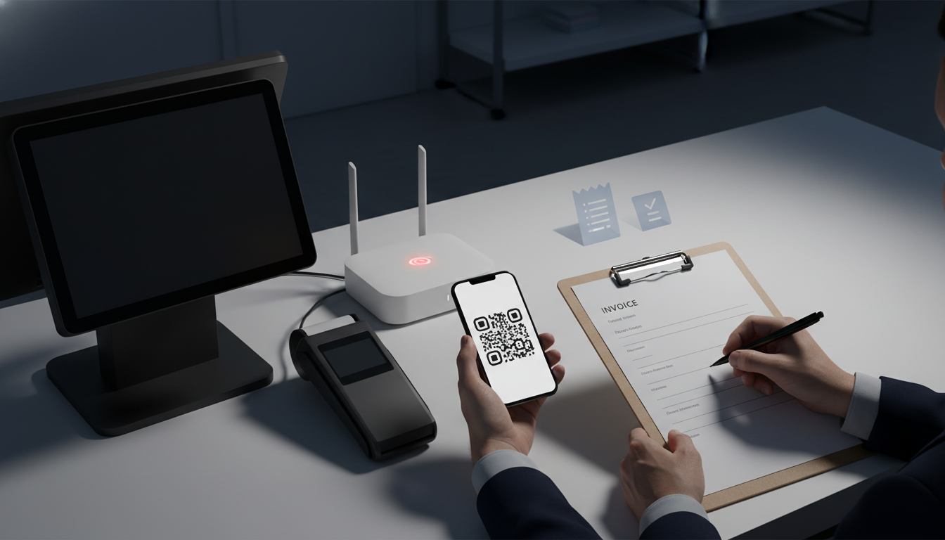 门店突发停电/断网怎么应对：离线收款备选方案、手工开单模板与系统恢复后数据核对步骤