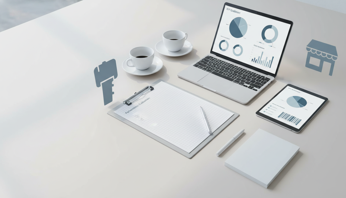 门店员工绩效评估与辅导落地指南：岗位KPI指标库、1对1面谈流程与改进计划表模板