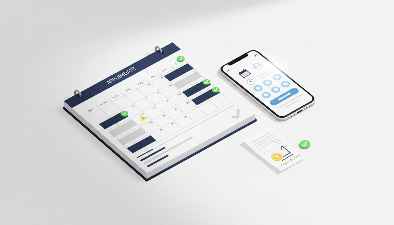 实体店预约到店与爽约管理怎么做：预约规则设计、定金收取策略与日历排期表模板