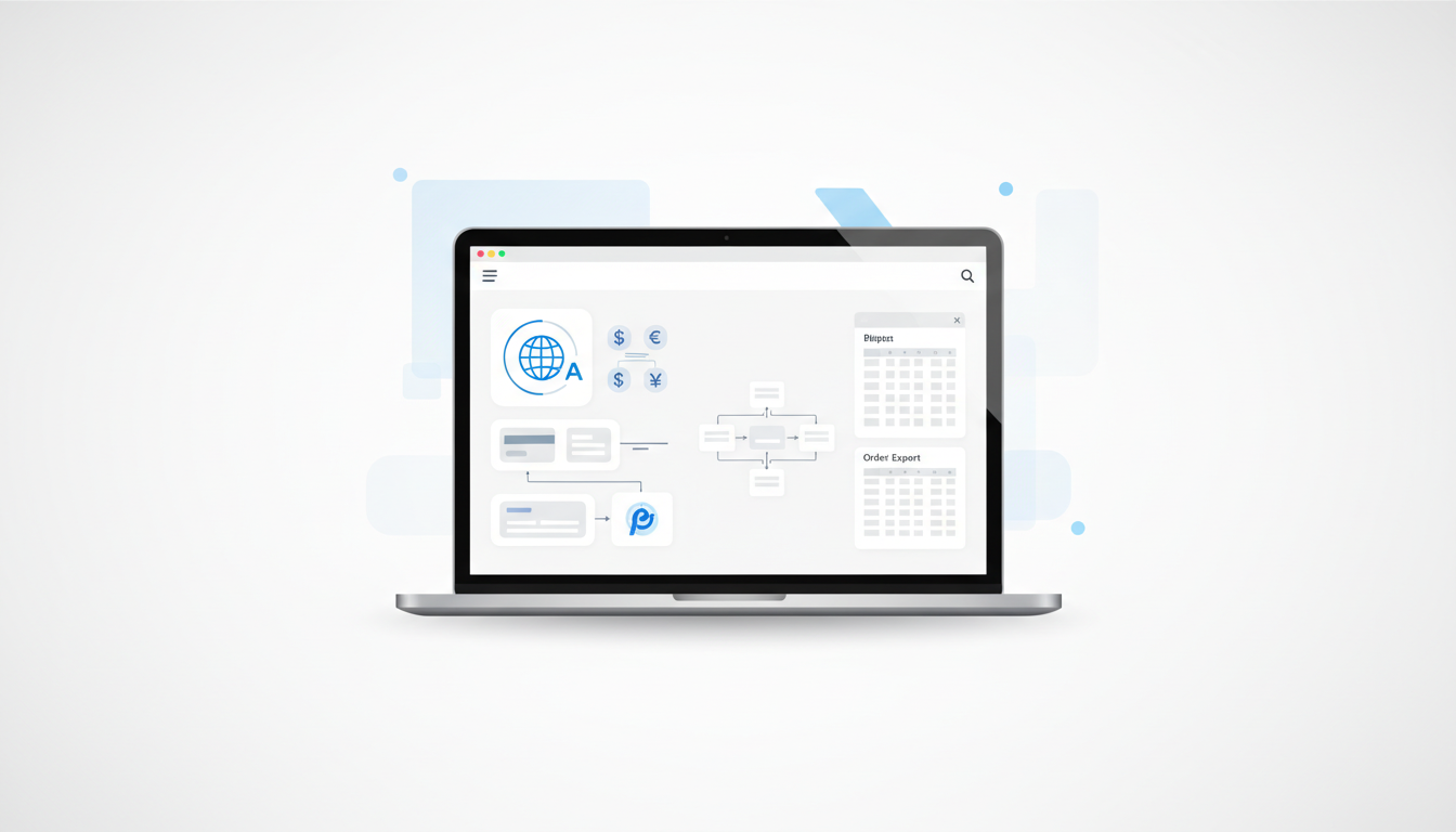 店匠（Shoplazza）独立站从0到1配置指南：多语言多币种、PayPal/信用卡收款接入、运费税费规则与订单导出操作教程