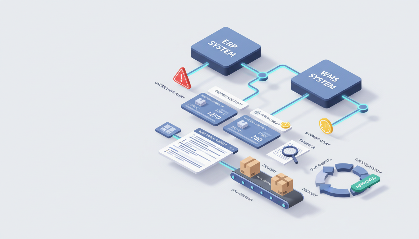 ERP/WMS库存同步出错导致“超卖+延迟发货”被平台判定违约扣款怎么办：用库存快照对账＋接口日志取证＋分批补发与申诉撤罚的复盘案例