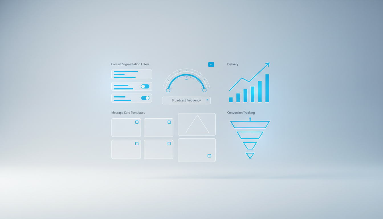 企业微信「微信外部联系人群发助手」如何做门店活动触达？人群筛选、群发频控、素材卡片配置、送达统计与转化追踪教程