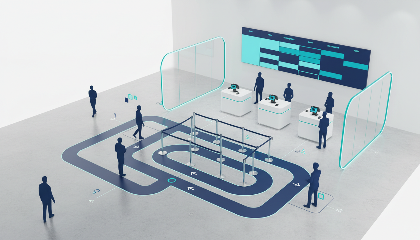 门店“客流暴涨”接待能力怎么扩容：临时分区分流方案、快收快结流程与高峰期人手调度表模板