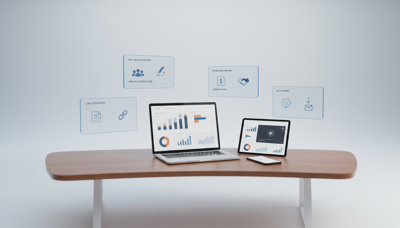 B站「花火」商业合作平台怎么为门店做探店视频投放？达人筛选、报价谈判、脚本审核、转化链接挂载与数据复盘导出教程