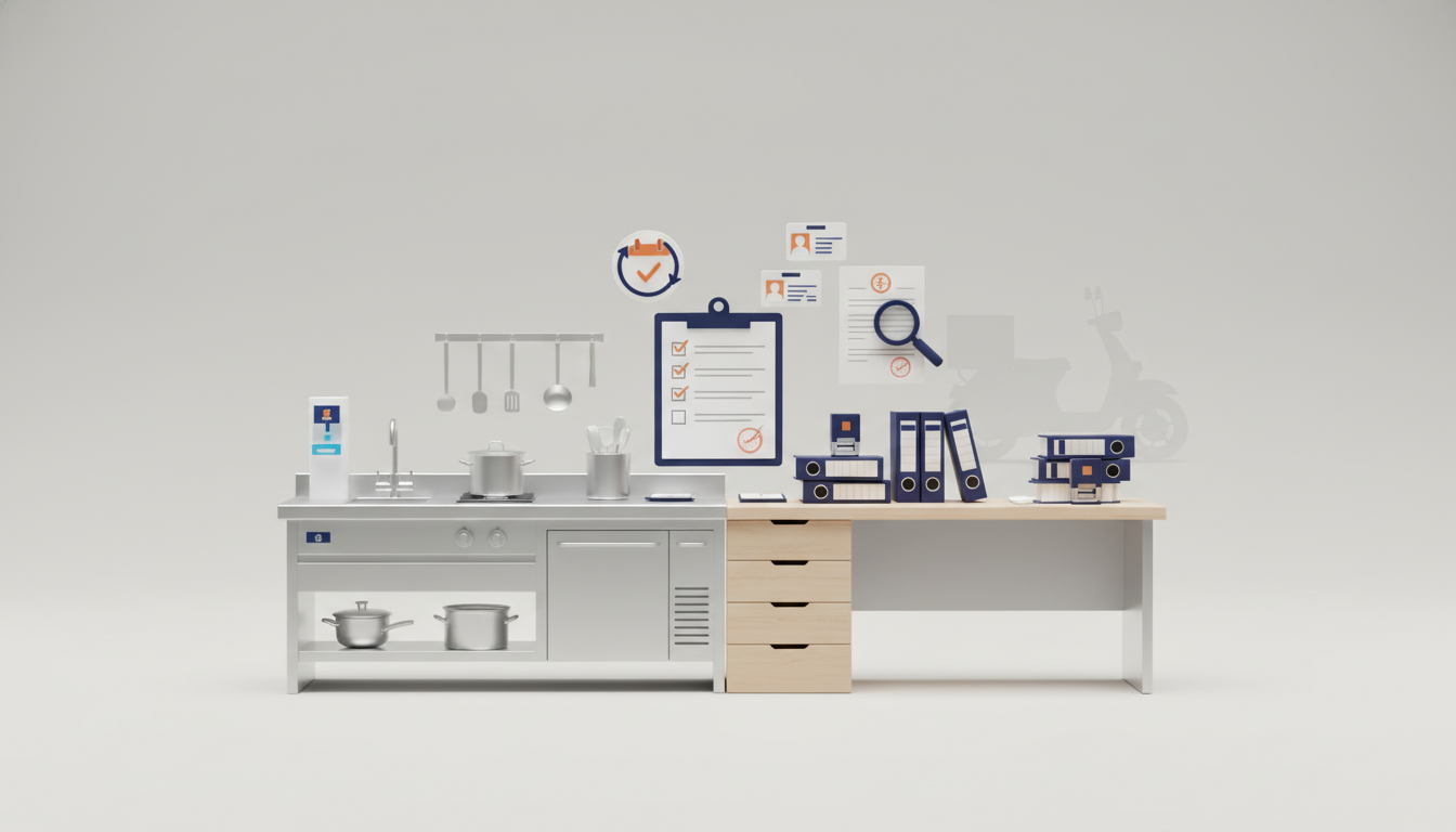 美团外卖门店因“食品安全档案缺失/健康证过期”被暂停接单如何恢复：后厨台账补齐＋证照更新＋复核申诉全流程复盘案例