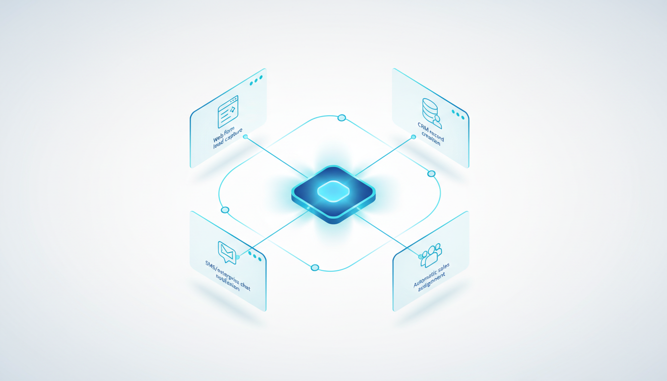 Zapier 自动化实操：把门店「活动表单线索→CRM建档→销售自动分配→短信/企业微信提醒」串联起来的触发器与字段映射教程