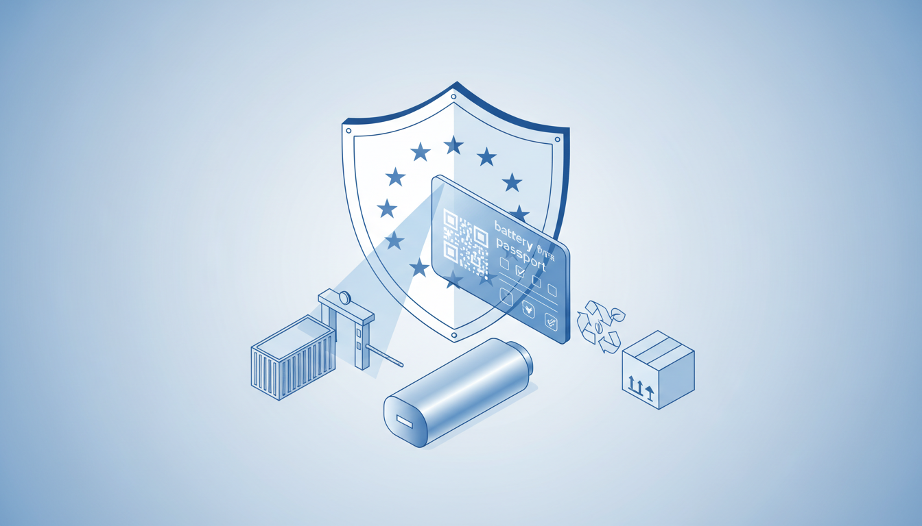 2026年欧盟《电池法规》合规升级与“电池护照”推进：跨境卖家如何完成生产者注册、回收申报缴费并更新包装/详情页标识避免清关拦截？