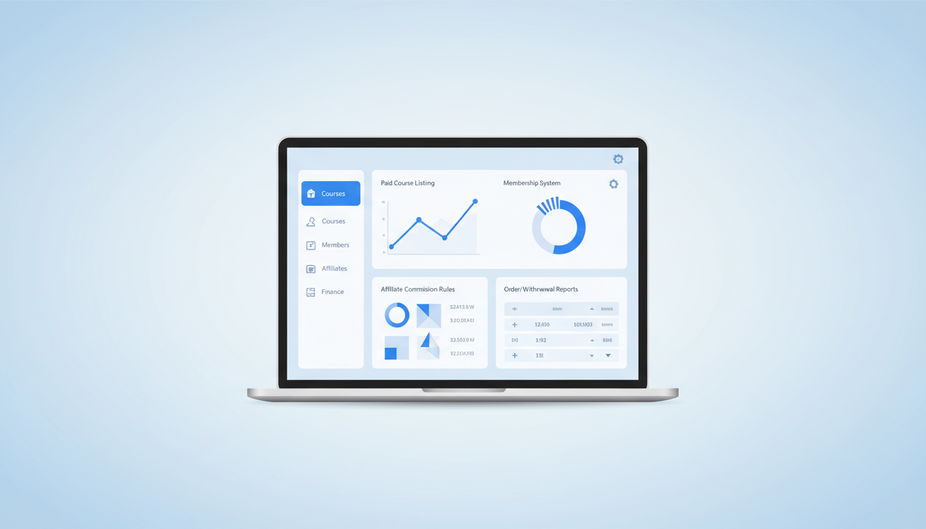 小鹅通商家后台如何配置「付费课程上架 + 会员体系 + 分销员佣金规则 + 订单/提现对账报表」实操教程