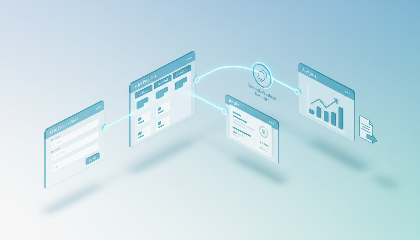 HubSpot CRM 商家上手教程：从「线索表单收集→销售管道跟进→回款记录→复购回访提醒」到成交预测报表导出怎么配置？