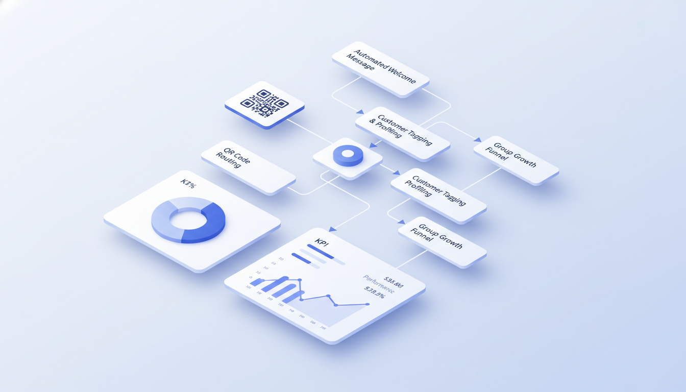 微伴助手 SCRM 怎么用：企微客户「自动欢迎语+活码分流+标签画像+群裂变」配置与数据统计全流程教程