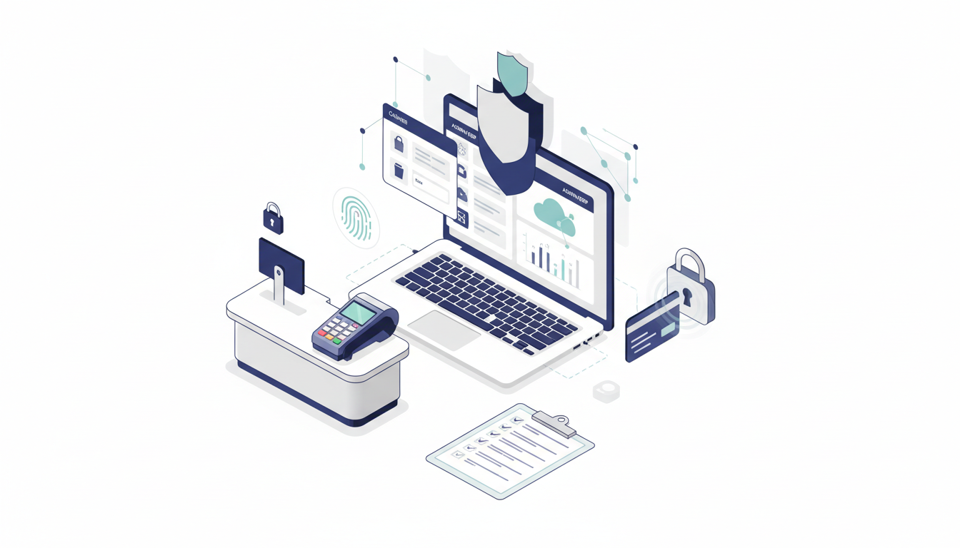 实体店系统账号分级与操作留痕怎么做：收银/ERP角色分权、离职账号回收流程与日志抽查表