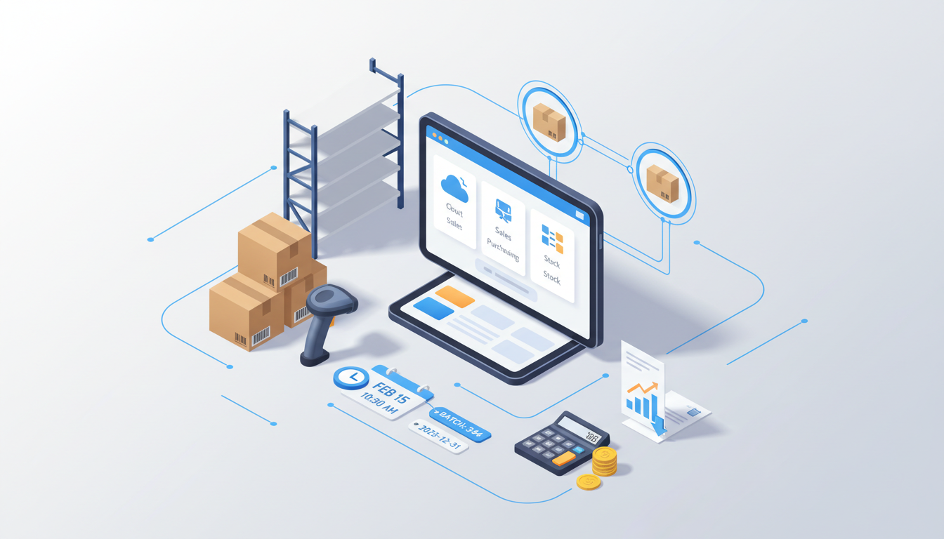 管家婆云ERP怎么用？批发零售门店「条码商品建档 + 批次/效期管理 + 多仓库存调拨 + 成本核算」与对账单下载全流程教程