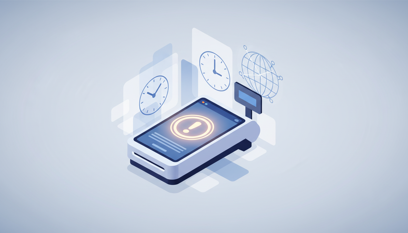 商家助手收银报错“系统时间异常/请校准时间”导致交易失败怎么修复：时区校正、自动对时与设备重启排查教程