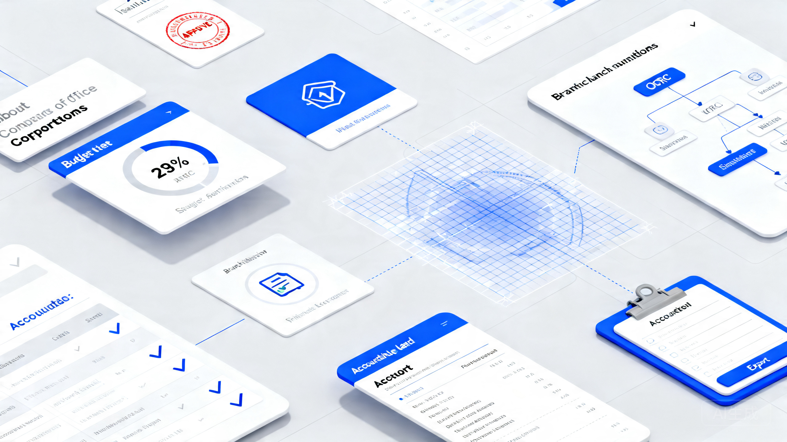 飞书审批采购与报销流程设置教程：预算控制、发票 OCR 自动校验、分公司权限分级与凭证导出