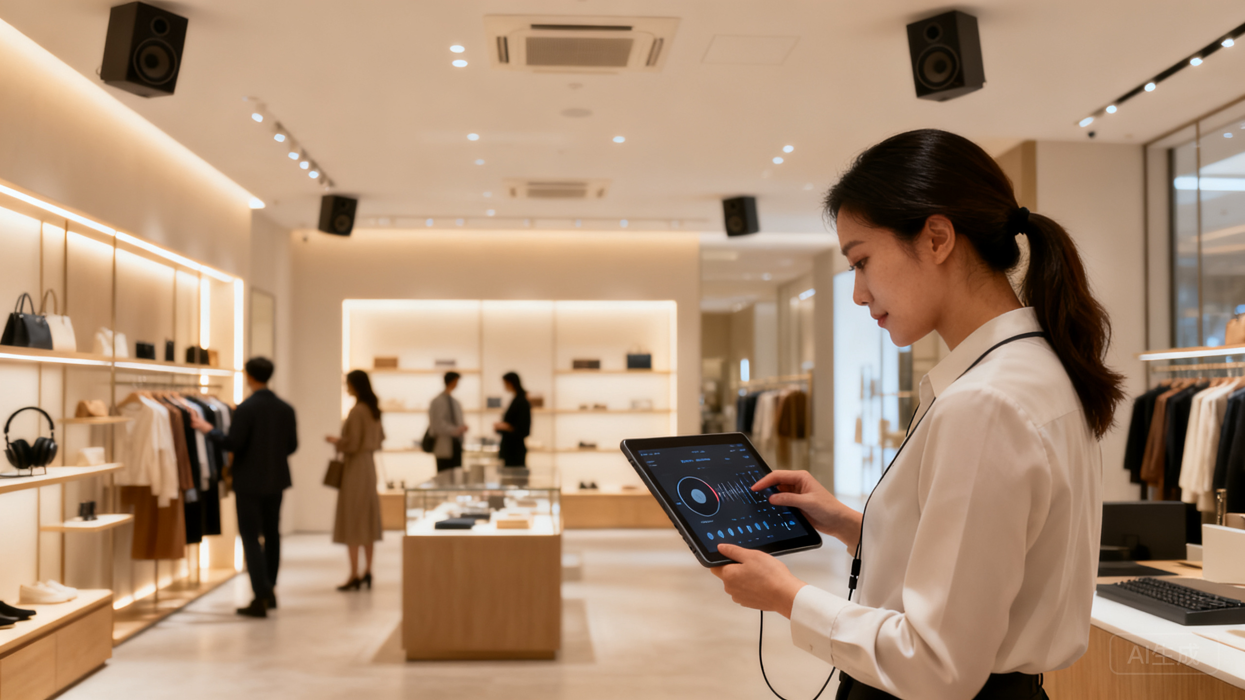 实体店背景音乐与店内氛围管理指南：音量时段设置、版权风险规避与顾客体验巡检表