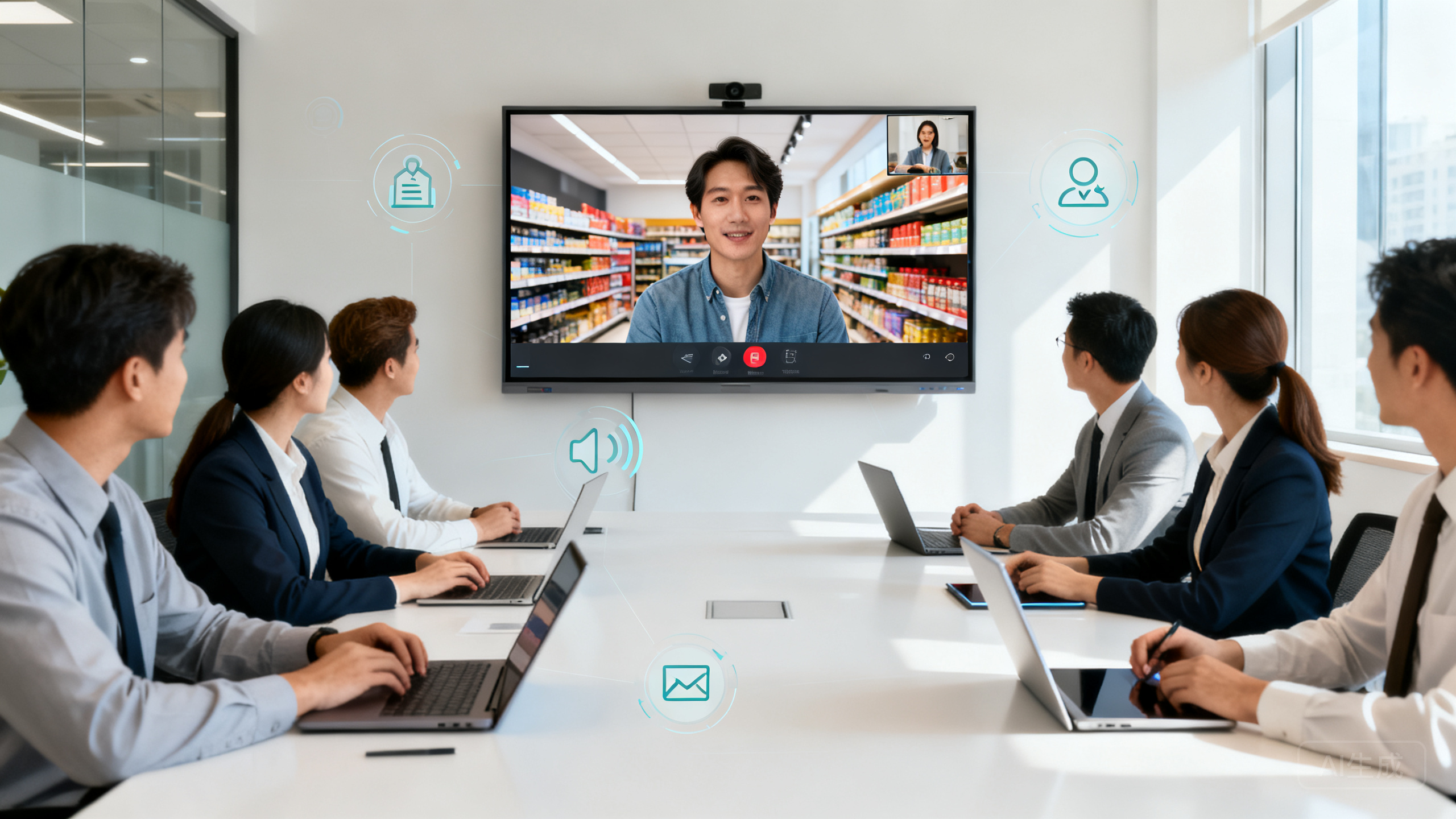 腾讯会议企业版商家培训直播教程：门店晨会、导购培训、会议录制、签到统计与回放权限配置步骤
