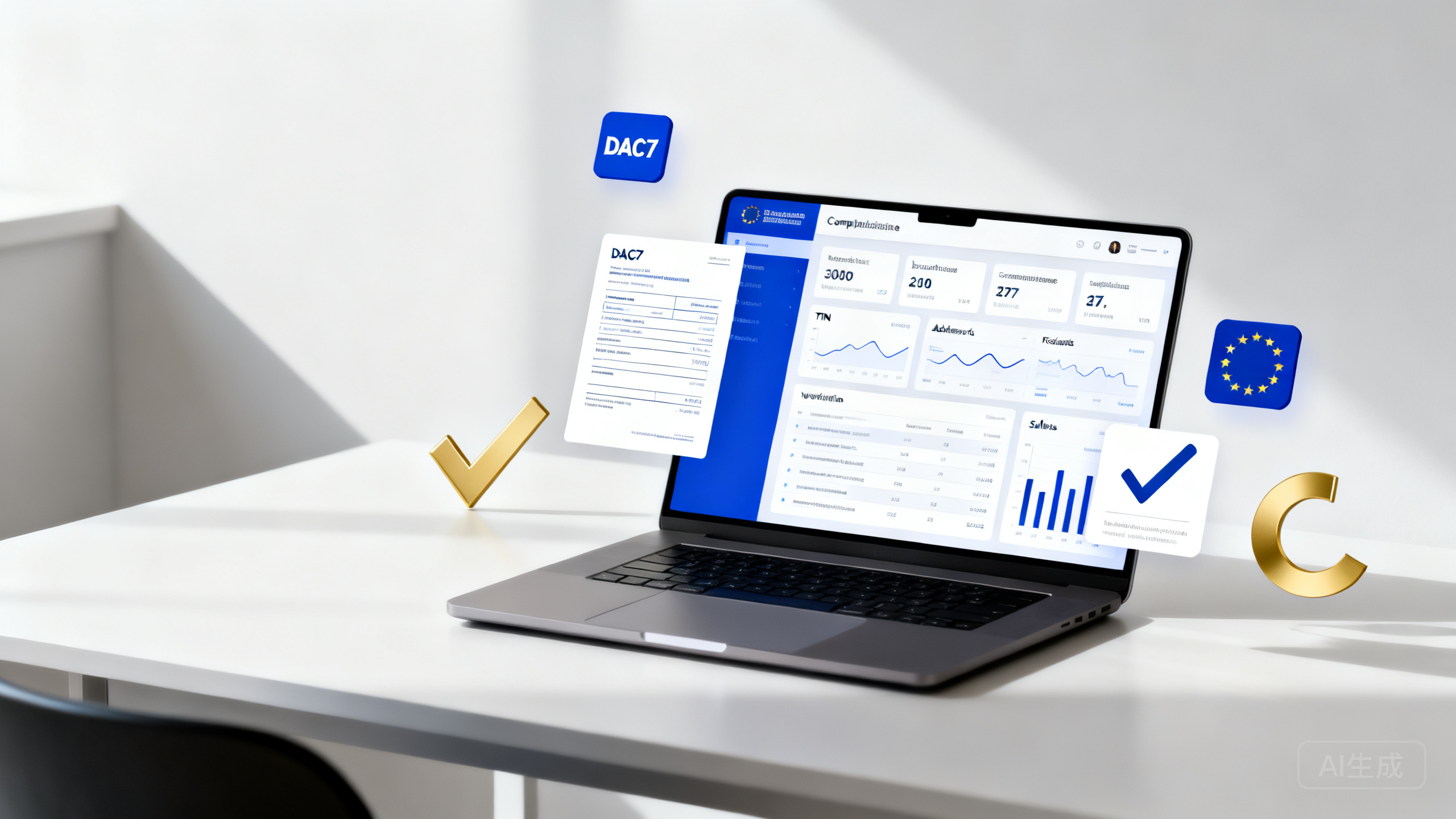 2026年欧盟DAC7卖家税务信息报送核查升级：跨境商家如何补齐TIN税号、开户地址与销售记录，避免账户限制和补税风险？