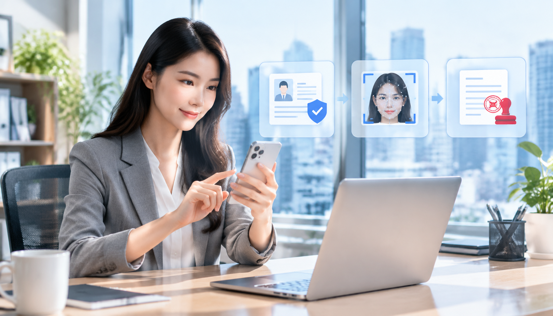 电子合同签署前如何完成实名认证与印章授权？爱签电子合同平台企业/个人身份认证、人脸识别与电子签章权限配置操作流程